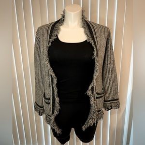 Simply Couture Stretchy Knit Sweater Shrug Sz. S